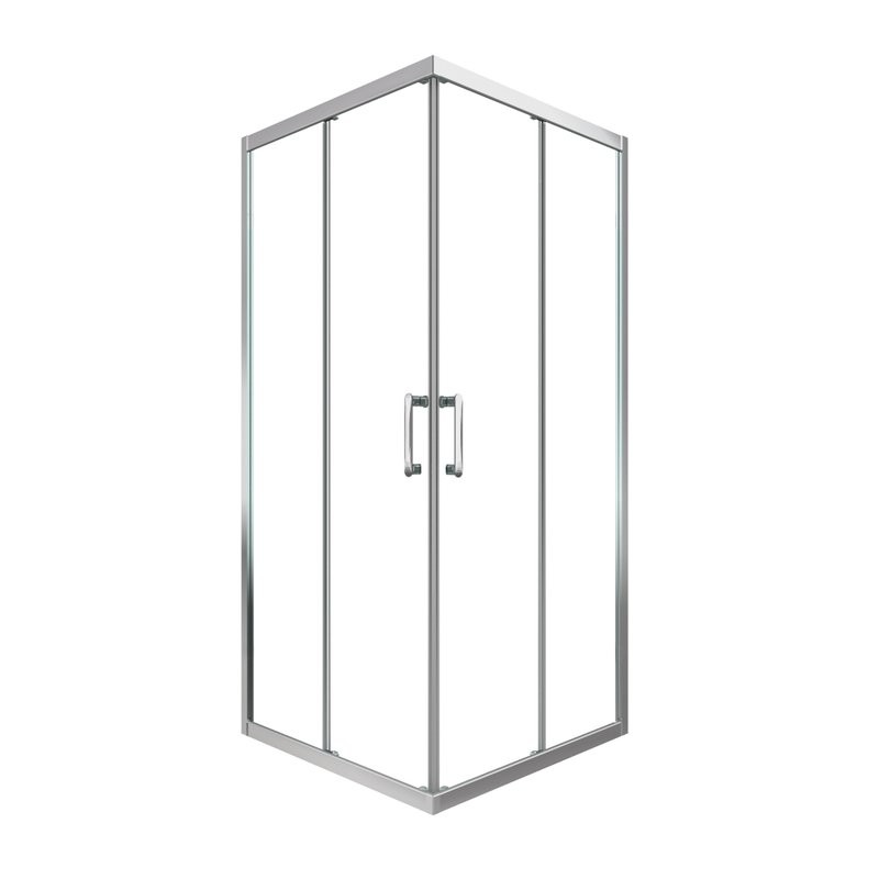 Душевой уголок Triton Фикс 90х90 см, без поддона, профиль хром