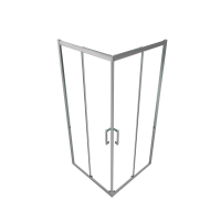 Душевой уголок Triton Фикс 90х90 см, без поддона, профиль хром