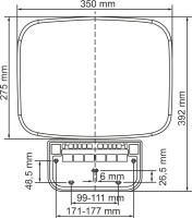 Сиденье для душа Wasserkraft SS402 черное