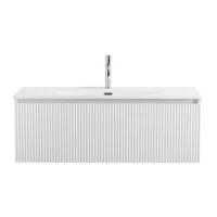 Тумба под раковину без столешницы BelBagno Uno 100 подвесная, 1 ящик, bianco opaco