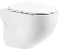 Унитаз подвесной BelBagno Onda BB066CHR безободковый, крышка BB2111SC с микролифтом