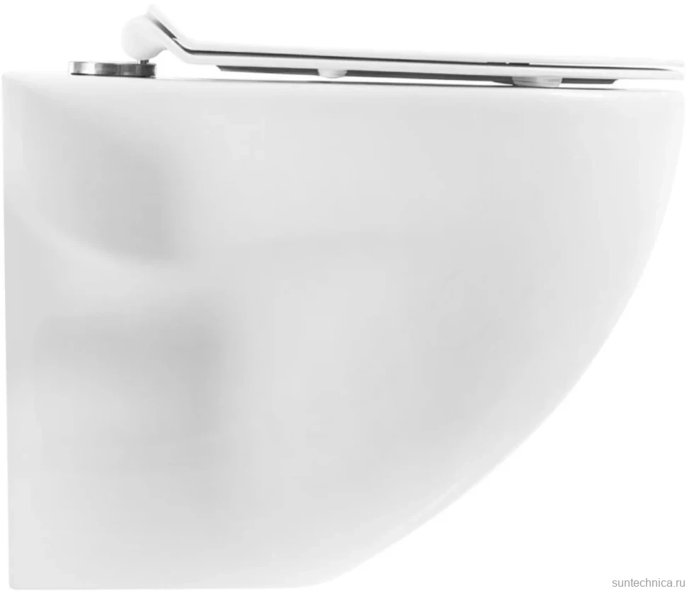Унитаз подвесной BelBagno Onda BB066CHR безободковый, крышка BB2111SC с микролифтом