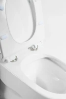 Унитаз подвесной BelBagno Onda BB066CHR безободковый, крышка BB2111SC с микролифтом