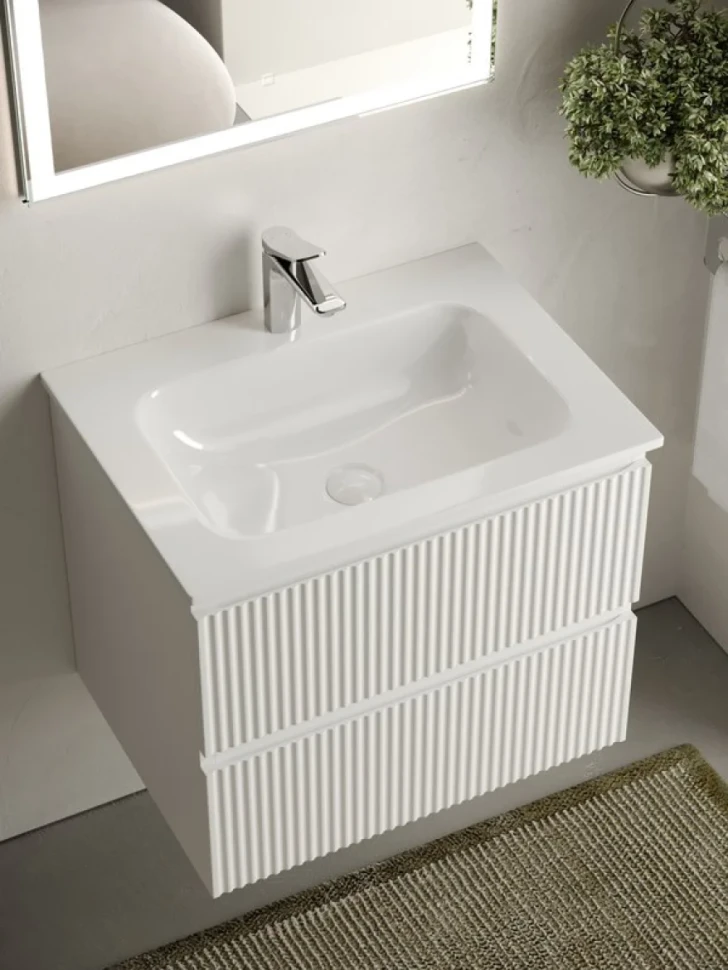 Мебель для ванной комнаты Sancos Snob R 60 см, bianco
