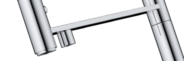 Смеситель для кухни Omoikiri Kanto 2 Plus-SB C с гибким изливом