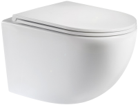 Унитаз подвесной Teymi Lina S T40102 с микрофлитом, безободковый, белый