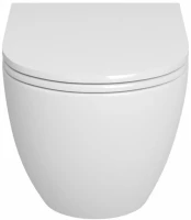 Унитаз подвесной Teymi Lina S T40102 с микрофлитом, безободковый, белый