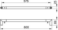 Полотенцедержатель Keuco Reva 12801370600 черный Полотенцедержатель Keuco Reva 12801370600 черный