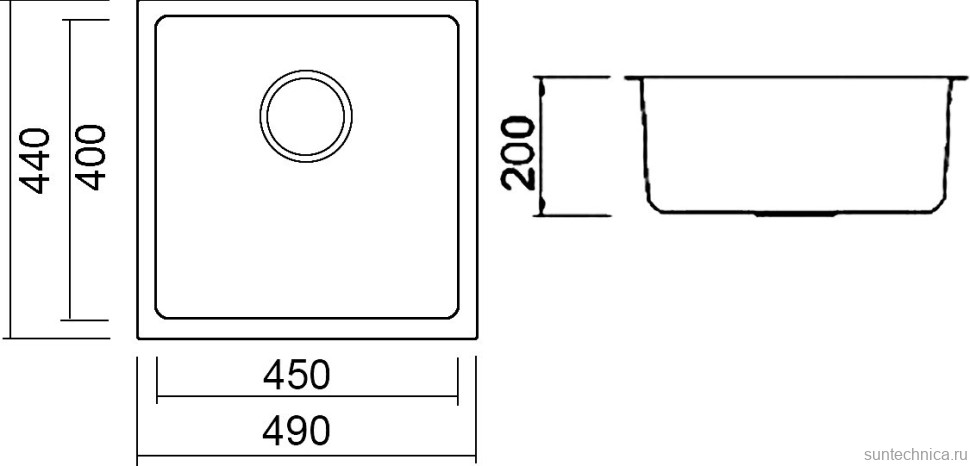 Мойка кухонная Seaman Eco Roma SMR-4944A