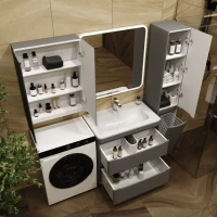 Мебель для ванной комнаты Style Line Бергамо Мини 80 Люкс Plus напольная, антискрейтч серая
