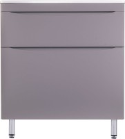 Мебель для ванной комнаты Style Line Бергамо Мини 80 Люкс Plus напольная, антискрейтч серая