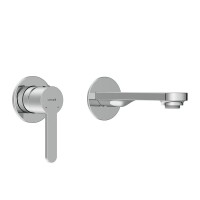 Смеситель для раковины Cersanit Олива (Oliva) 68975 С ВНУТРЕННЕЙ ЧАСТЬЮ,  хром