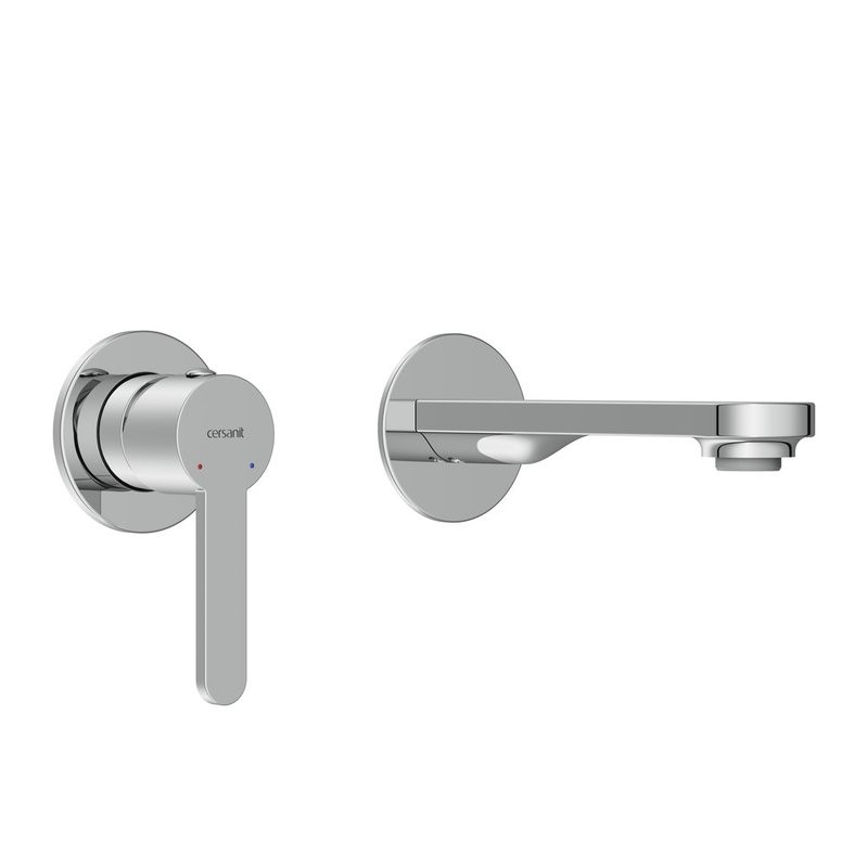 Смеситель для раковины Cersanit Олива (Oliva) 68975 С ВНУТРЕННЕЙ ЧАСТЬЮ,  хром