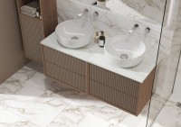 Смеситель для раковины Cersanit Олива (Oliva) 68975 С ВНУТРЕННЕЙ ЧАСТЬЮ,  хром