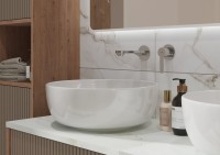 Смеситель для раковины Cersanit Олива (Oliva) 68975 С ВНУТРЕННЕЙ ЧАСТЬЮ,  хром