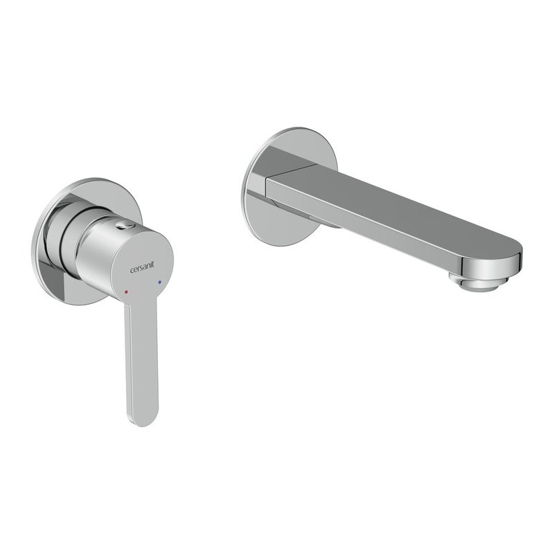 Смеситель для раковины Cersanit Олива (Oliva) 68975 С ВНУТРЕННЕЙ ЧАСТЬЮ,  хром