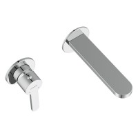 Смеситель для раковины Cersanit Олива (Oliva) 68975 С ВНУТРЕННЕЙ ЧАСТЬЮ,  хром