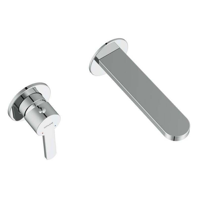 Смеситель для раковины Cersanit Олива (Oliva) 68975 С ВНУТРЕННЕЙ ЧАСТЬЮ,  хром