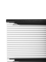 Тумба с раковиной Runo Орлеан 60 подвесная, матовая белая, черный