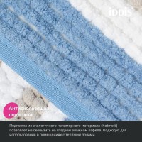 Коврик IDDIS Base BC05P58i12 50х80, голубой