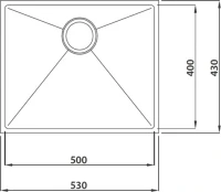 Мойка кухонная Kaiser KSM-5343 Мойка кухонная Kaiser KSM-5343