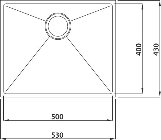 Мойка кухонная Kaiser KSM-5343