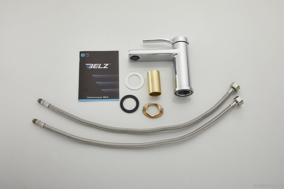 Смеситель для раковины BELZ B10612 хром