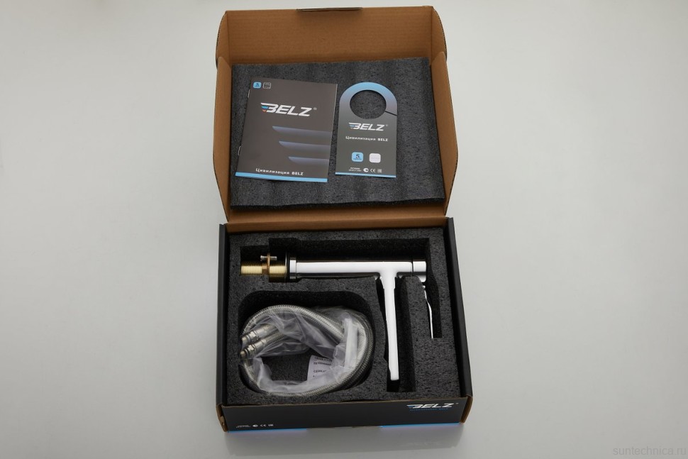 Смеситель для раковины BELZ B10612 хром