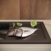 Мойка кухонная Domaci Сиена 54100-110 черная матовая Мойка кухонная Domaci Сиена 54100-110 черная матовая