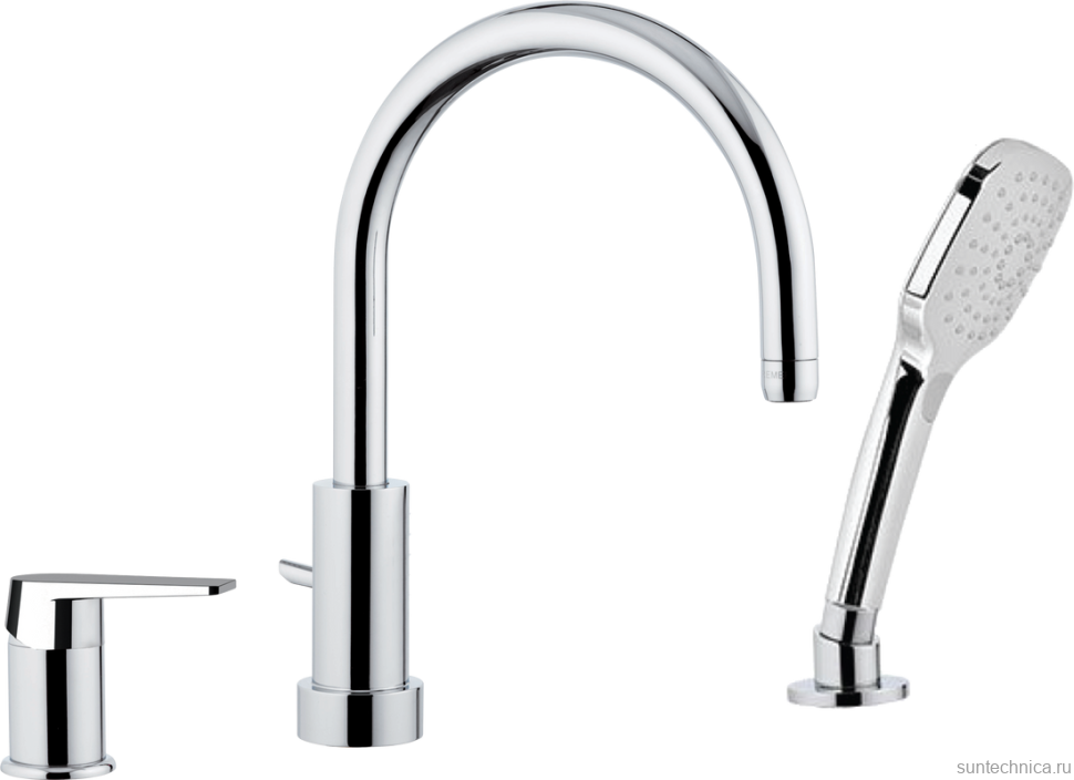 Смеситель на борт ванны Remer Dream D078CP