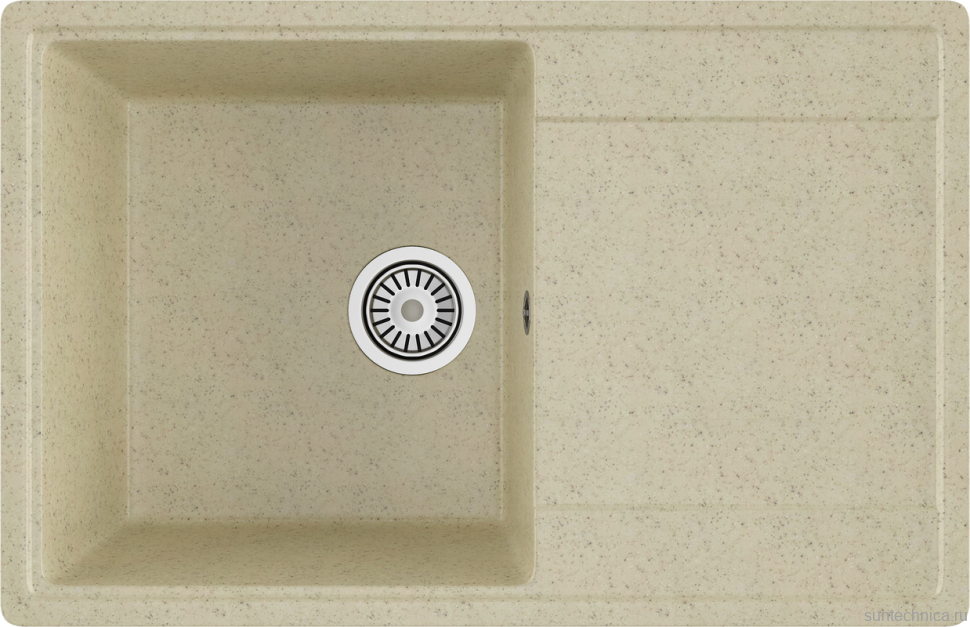 Мойка кухонная Domaci Палермо PR-735-002 бежевая