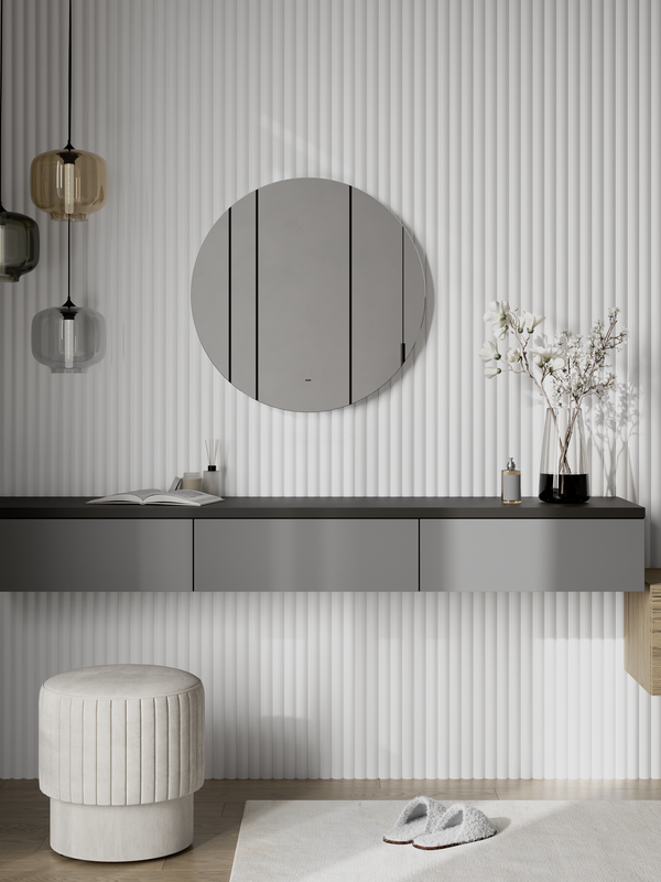 Зеркало круглое CONTINENT Led Ajour 65 см, сенсорное, с нейтральной подсветкой