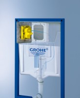 Комплект Унитаз подвесной Wanfald Lauta 47302100005 белый + Инсталляция Grohe Rapid SL 38772001 3 в 1 с кнопкой смыва