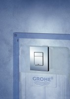 Комплект Унитаз подвесной Wanfald Lauta 47302100005 белый + Инсталляция Grohe Rapid SL 38772001 3 в 1 с кнопкой смыва