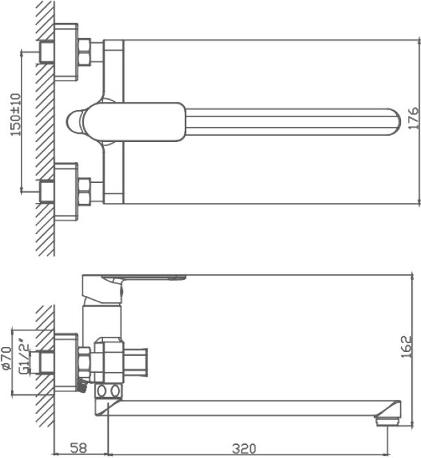 Универсальный смеситель Haiba HB22617