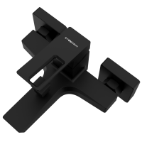 Смеситель для ванны с душем STWORKI Хедмарк S38100BK матовый чёрный