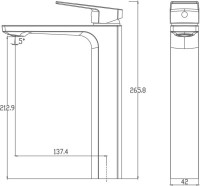 Смеситель для раковины Haiba HB810 HB11810