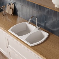 Мойка кухонная Domaci Верона 78-50 белая Мойка кухонная Domaci Верона 78-50 белая