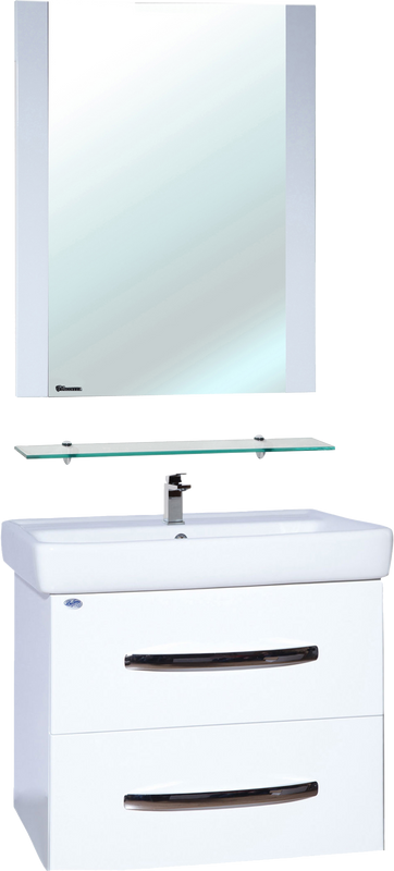 Мебель для ванной комнаты Bellezza Рокко 70 подвесная, белая