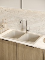 Мойка кухонная Domaci Болонья М-20-003 бежевая