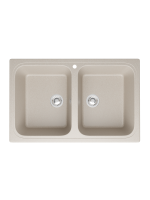 Мойка кухонная Domaci Болонья М-20-003 бежевая