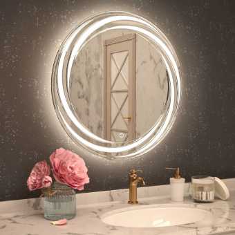 Зеркало круглое Art&Max Romantic 70 с подсветкой