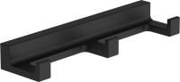 Крючок Wonzon & Woghand WW-9135-BL черный матовый