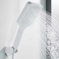 Смеситель с длинным изливом для ванны Shevanik S9922C белый Смеситель с длинным изливом для ванны Shevanik S9922C белый