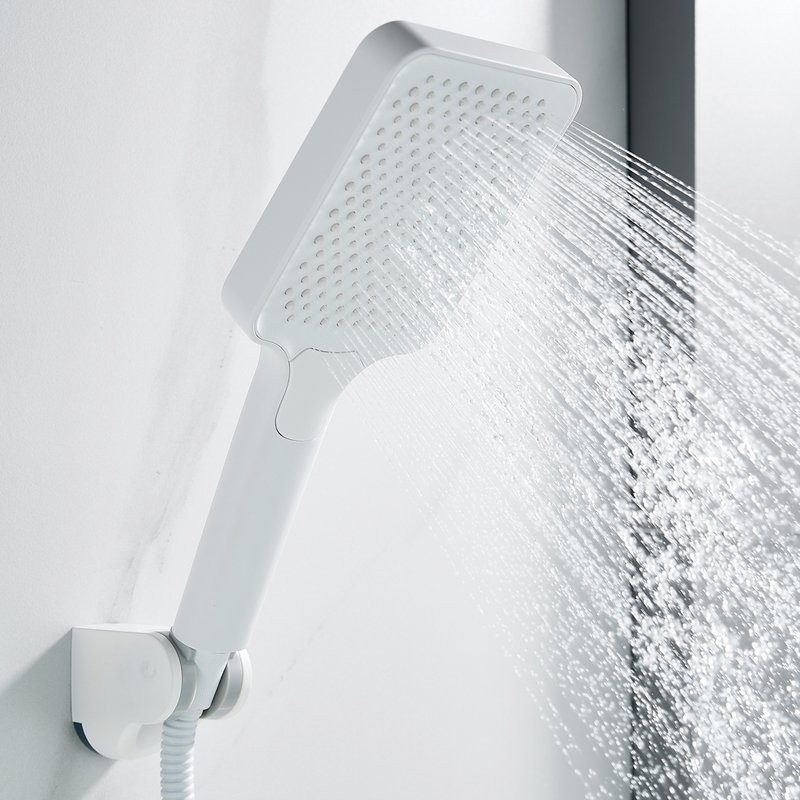 Смеситель с длинным изливом для ванны Shevanik S9922C белый