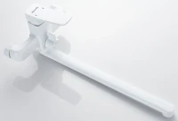 Смеситель с длинным изливом для ванны Shevanik S9922C белый Смеситель с длинным изливом для ванны Shevanik S9922C белый