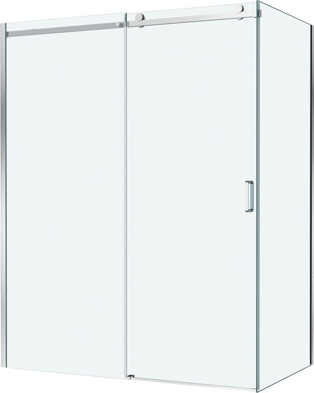 Душевой уголок BelBagno Soft Close-2 AH-1-160/100-C-Cr профиль хром