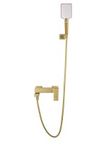 Смеситель для ванны с душем Wonzon & Woghand Cube WW-88639016-BG брашированное золото