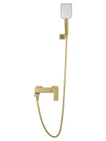 Смеситель для ванны с душем Wonzon & Woghand Cube WW-88639016-BG брашированное золото Смеситель для ванны с душем Wonzon & Woghand Cube WW-88639016-BG брашированное золото