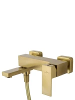 Смеситель для ванны с душем Wonzon & Woghand Cube WW-88639016-BG брашированное золото Смеситель для ванны с душем Wonzon & Woghand Cube WW-88639016-BG брашированное золото